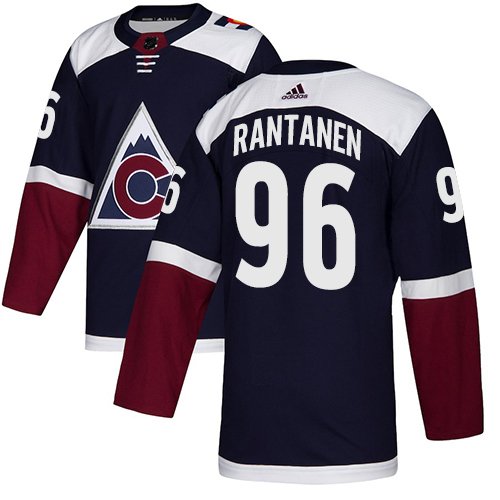 Colorado Avalanche #96 Mikko Rantanen Authentic Navy Jersey