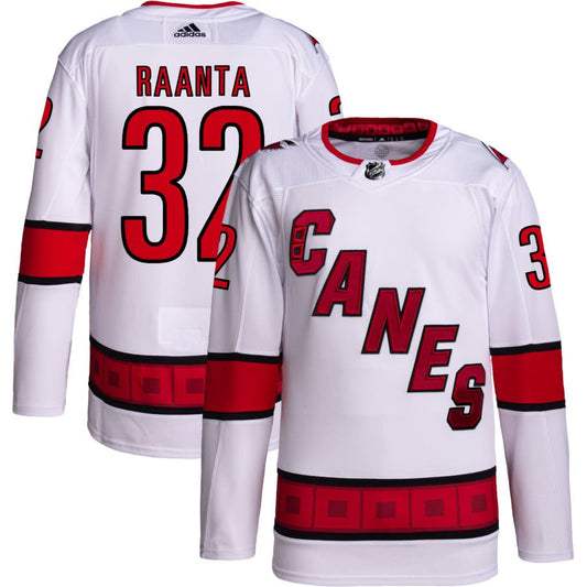 Carolina Hurricanes #32 Antti Raanta White Away Authentic Pro Jersey