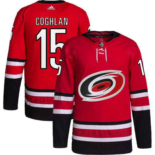 Carolina Hurricanes #15 Dylan Coghlan Red Home Authentic Pro Jersey